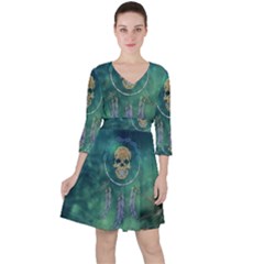 Dreamcatcher With Skull Ruffle Dress by FantasyWorld7