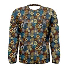 Daisies Variation 1 Men s Long Sleeve Tee by bloomingvinedesign