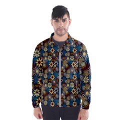 Daisies Variation 1 Men s Windbreaker by bloomingvinedesign