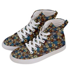 Daisies Variation 1 Women s Hi-top Skate Sneakers by bloomingvinedesign