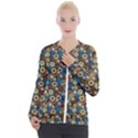 Daisies variation 1 Casual Zip Up Jacket View1