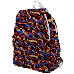 Fighting Crabbies Pattern Top Flap Backpack by bloomingvinedesign