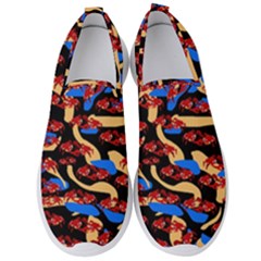 Fighting Crabbies Pattern Men s Slip On Sneakers by bloomingvinedesign