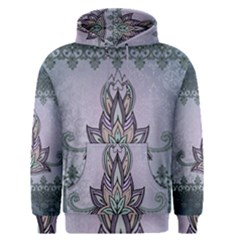 Abstract Decorative Floral Design, Mandala Men s Pullover Hoodie by FantasyWorld7