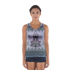 Abstract Decorative Floral Design, Mandala Sport Tank Top  by FantasyWorld7