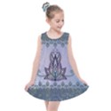 Abstract Decorative Floral Design, Mandala Kids  Summer Dress View1