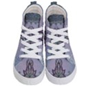 Abstract Decorative Floral Design, Mandala Kids  Hi-Top Skate Sneakers View1