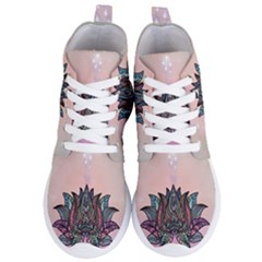 Abstract Decorative Floral Design, Mandala Women s Lightweight High Top Sneakers by FantasyWorld7