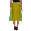 Colors And Flowers Perfect Length Midi Skirt View2