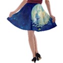 space galaxy A-line Skater Skirt View2