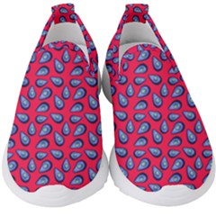 Tropical Pink Avocadoes Kids  Slip On Sneakers by snowwhitegirl