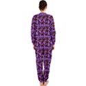 Lazy Cat Floral Pattern Lilac Polka OnePiece Jumpsuit (Ladies)  View2