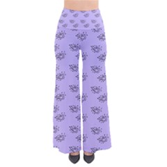 Zodiac Bat Lilac So Vintage Palazzo Pants by snowwhitegirl