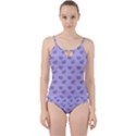 Zodiac Bat Lilac Cut Out Top Tankini Set View1