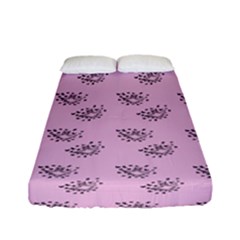 Zodiac Bat Pink Fitted Sheet (full/ Double Size) by snowwhitegirl