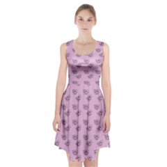 Zodiac Bat Pink Racerback Midi Dress by snowwhitegirl