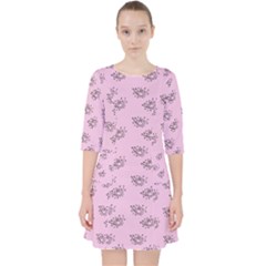 Zodiac Bat Pink Pocket Dress by snowwhitegirl