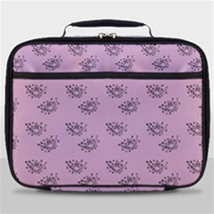 Zodiac Bat Pink Full Print Lunch Bag by snowwhitegirl