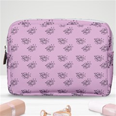 Zodiac Bat Pink Make Up Pouch (medium) by snowwhitegirl