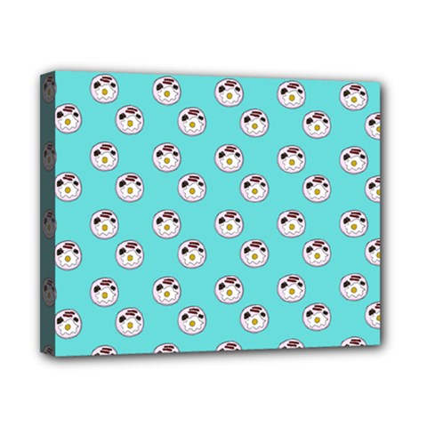 English Breakfast Aqua Canvas 10  X 8  (stretched) by snowwhitegirl