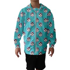 English Breakfast Aqua Kids  Hooded Windbreaker by snowwhitegirl