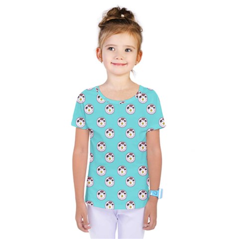 English Breakfast Aqua Kids  One Piece Tee by snowwhitegirl