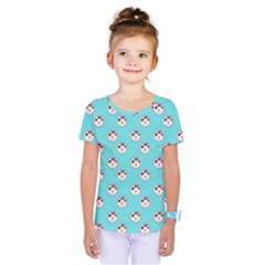 English Breakfast Aqua Kids  One Piece Tee