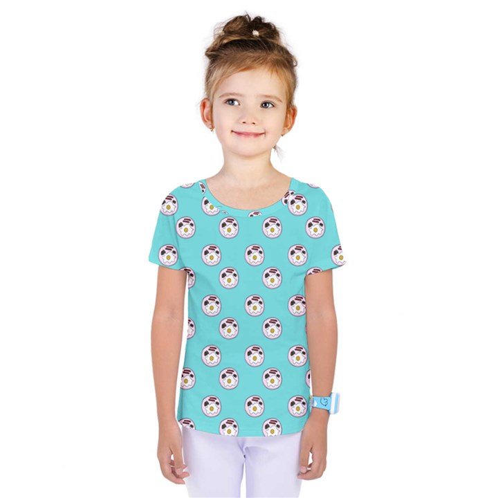 English Breakfast Aqua Kids  One Piece Tee