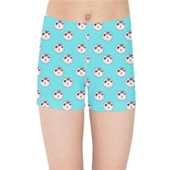 English Breakfast Aqua Kids  Sports Shorts by snowwhitegirl