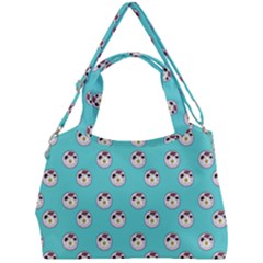 English Breakfast Aqua Double Compartment Shoulder Bag by snowwhitegirl