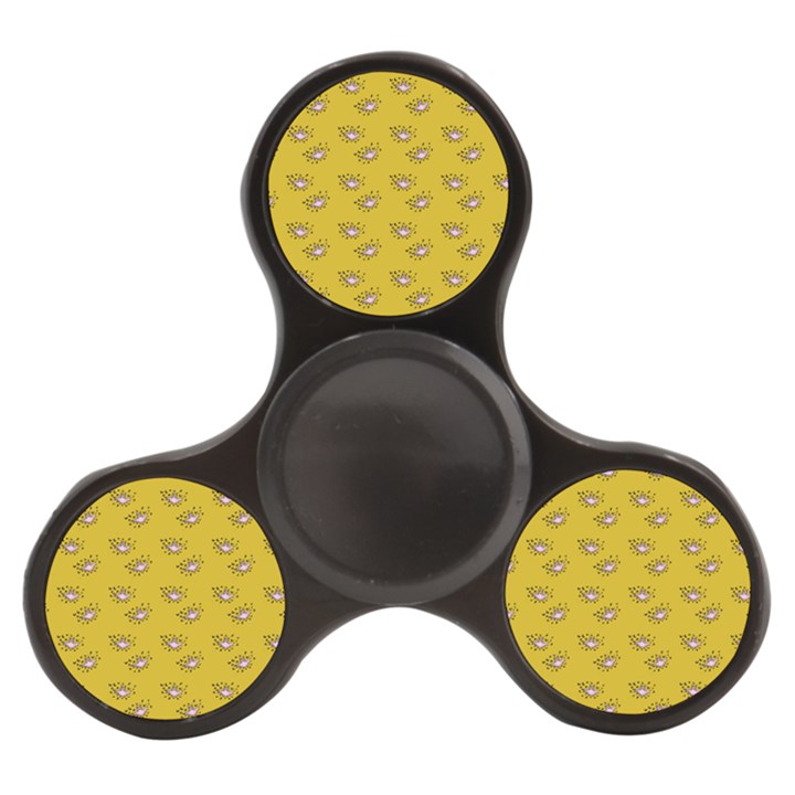 Zodiac Bat Pink Yellow Finger Spinner