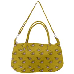 Zodiac Bat Pink Yellow Removal Strap Handbag by snowwhitegirl