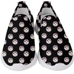 English Breakfast Black Kids  Slip On Sneakers by snowwhitegirl