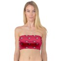 Zodiac Bat Pink Red Bandeau Top View1