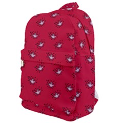 Zodiac Bat Pink Red Classic Backpack by snowwhitegirl