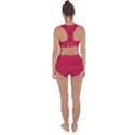 Zodiac Bat Pink Red Racerback Boyleg Bikini Set View2