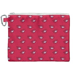 Zodiac Bat Pink Red Canvas Cosmetic Bag (xxl) by snowwhitegirl