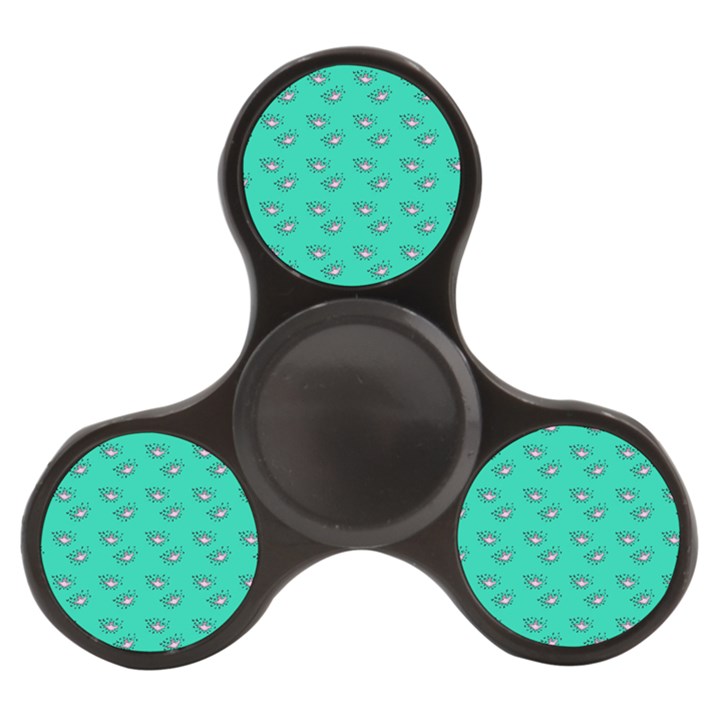 Zodiac Bat Pink Teal Finger Spinner