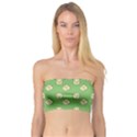 Happy Toast Green Bandeau Top View1