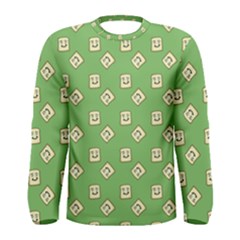 Happy Toast Green Men s Long Sleeve Tee