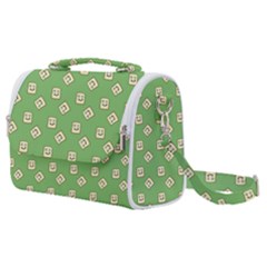 Happy Toast Green Satchel Shoulder Bag by snowwhitegirl