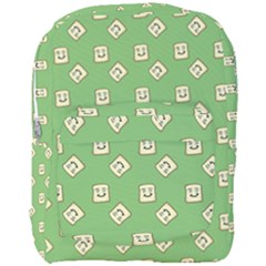 Happy Toast Green Full Print Backpack by snowwhitegirl