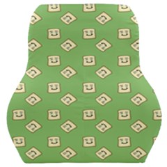 Happy Toast Green Car Seat Back Cushion  by snowwhitegirl