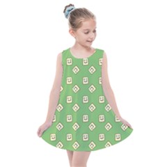 Happy Toast Green Kids  Summer Dress