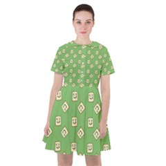 Happy Toast Green Sailor Dress