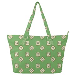 Happy Toast Green Full Print Shoulder Bag by snowwhitegirl