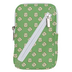 Happy Toast Green Belt Pouch Bag (small) by snowwhitegirl