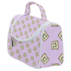 Happy Toast Pink Satchel Handbag