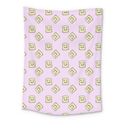 Happy Toast Pink Medium Tapestry by snowwhitegirl