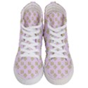 Happy Toast Pink Women s Hi-Top Skate Sneakers View1